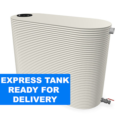 5000L Slimline Water Tank Surfmist