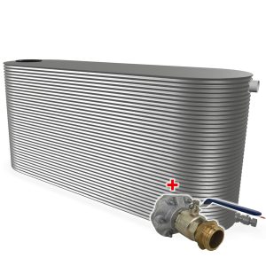 10000L Slimline Water Tank With CFA Fire Fitting